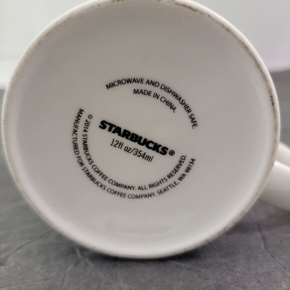 Starbucks STARBURST 2014 Ceramic 12 Oz Coffee Tea Mug Cup - Picture 13 of 16